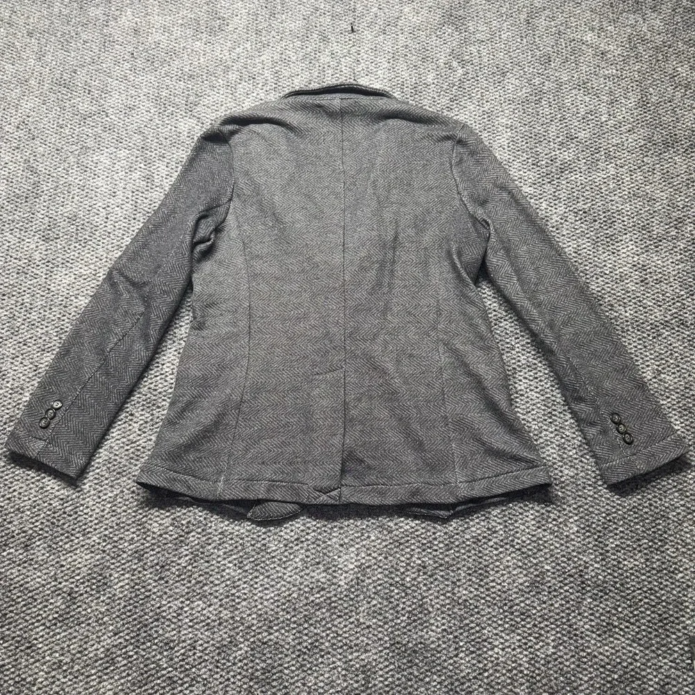 Zara Boys 13/14 Grey Knit Wear Blazer Jacket Tweed